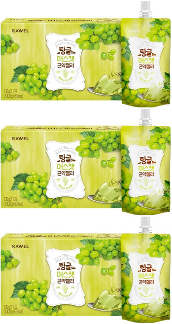 Roel Tingle 蒟蒻果凍玫瑰香口味, 30個, 130克