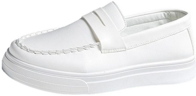 베이직스텝 남성용 클래식 키높이 슬립온 로퍼 EA052