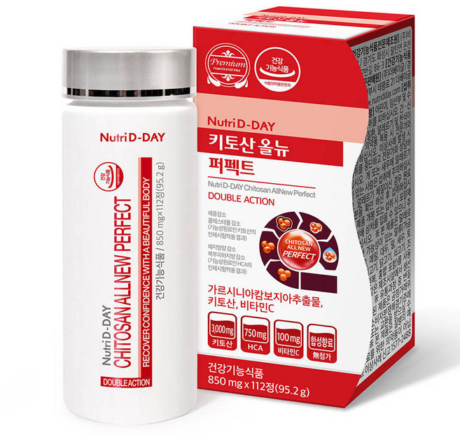 Nutri D-DAY 幾丁聚醣纖活錠, 112錠, 1罐