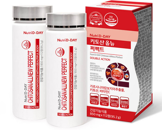 뉴트리디데이 키토산 올뉴 퍼펙트, 112정, 2개