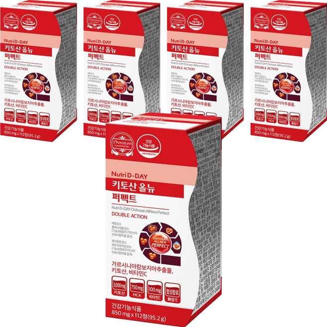 뉴트리디데이 키토산 올 뉴 퍼펙트, 112정, 5개