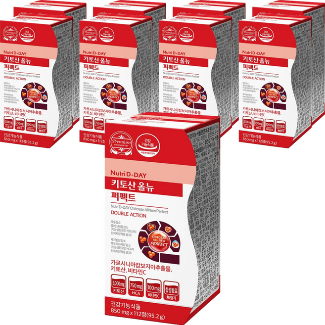 뉴트리디데이 키토산 올 뉴 퍼펙트, 112정, 9개