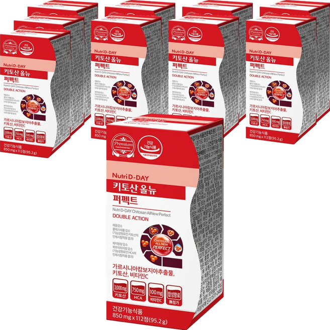 뉴트리디데이 키토산 올 뉴 퍼펙트, 112정, 10개