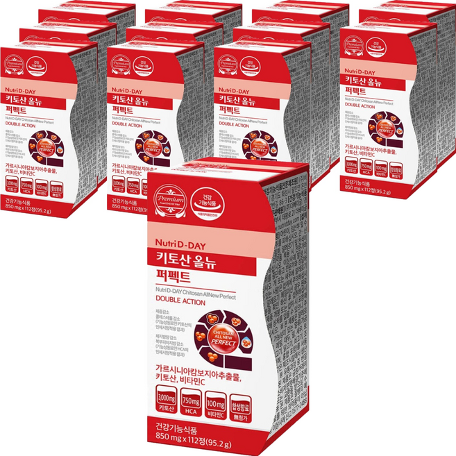 뉴트리디데이 키토산 올 뉴 퍼펙트, 112정, 12개
