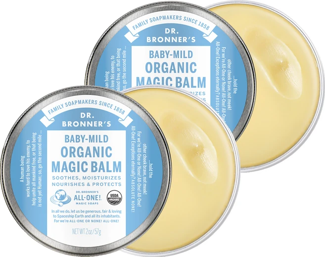 닥터브로너스 베이비 마일드 오가닉 매직밤 무향, 57g, 2개 - 쿠팡