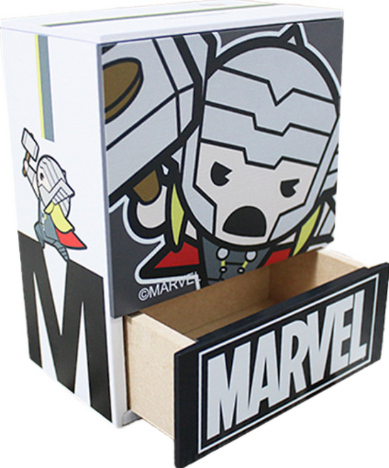 MARVEL 漫威 復仇者聯盟 鋁箔包造型 存錢筒 筆筒 收納置物盒, 雷神索爾, 1個