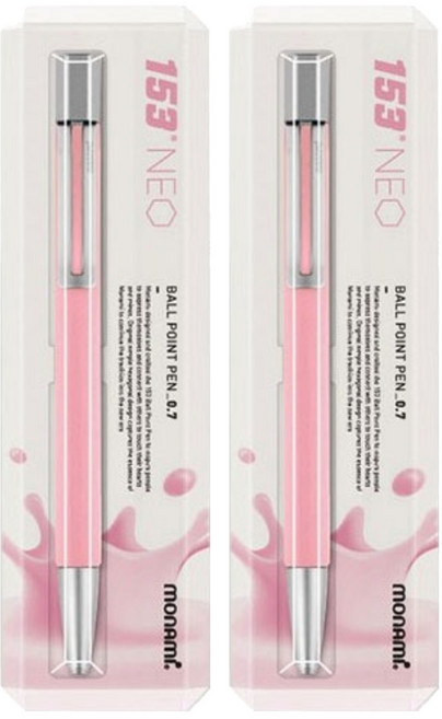 monAmi 153 Neo 牛奶原子筆, 草莓牛奶, 2個