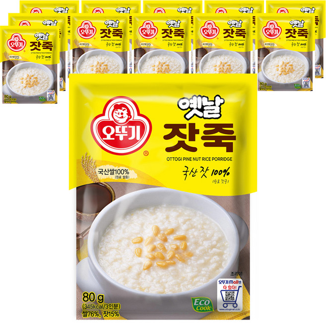 오뚜기 잣죽, 80g, 12개