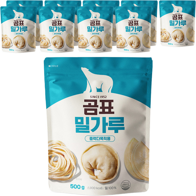 韓國 Dhflour 中筋多用途麵粉, 500g, 10個