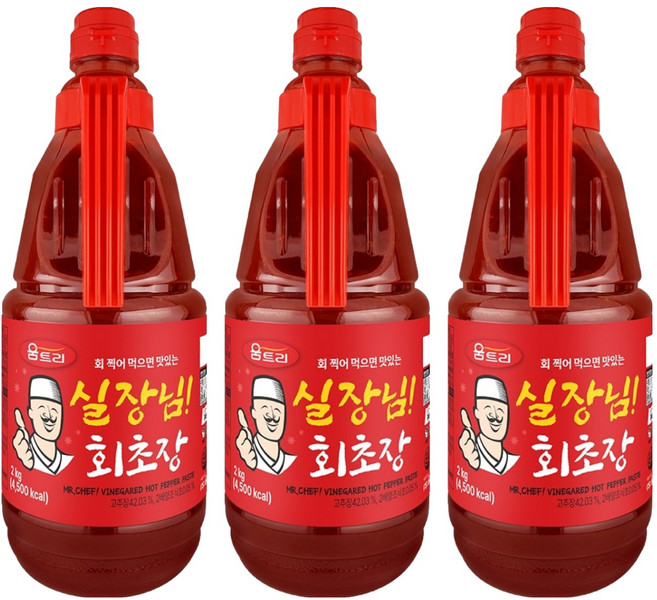 움트리 실장님 회초장, 2kg, 3개