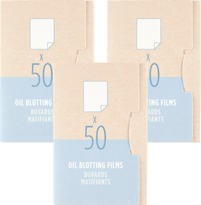 더페이스샵 데일리 뷰티툴즈 필름 기름종이, 50개입, 3개