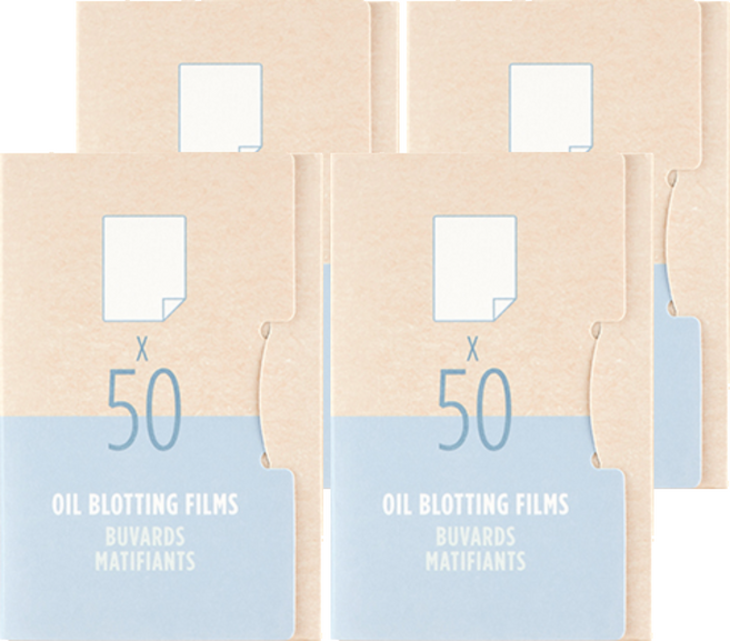 더페이스샵 데일리 뷰티툴즈 필름 기름종이, 50개입, 4개