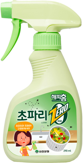 해피홈 초파리제로 스프레이, 290ml, 1개