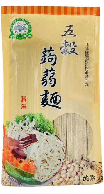 大雪山農場 五穀蒟蒻養生麵, 250g, 1包