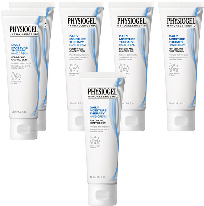 피지오겔 데일리 모이스쳐 테라피 핸드크림, 50ml, 6개