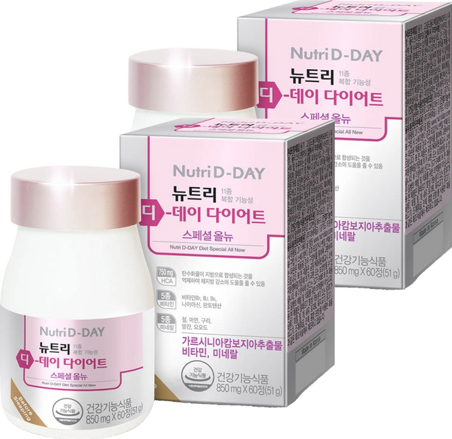 뉴트리디데이 다이어트 스페셜 올뉴, 60정, 2개
