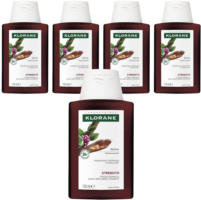 클로란 퀴닌 에델바이스 약산성 두피 샴푸, 100ml, 5개