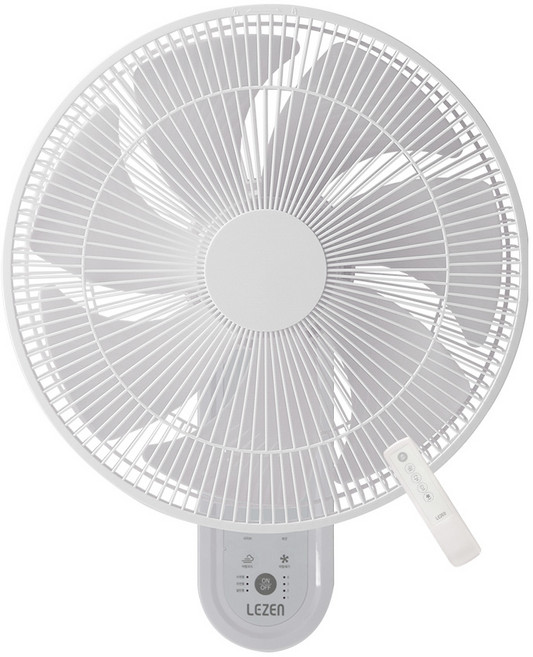 르젠 벽걸이 리모컨 BLDC 선풍기 35 cm, LZEF-DC520