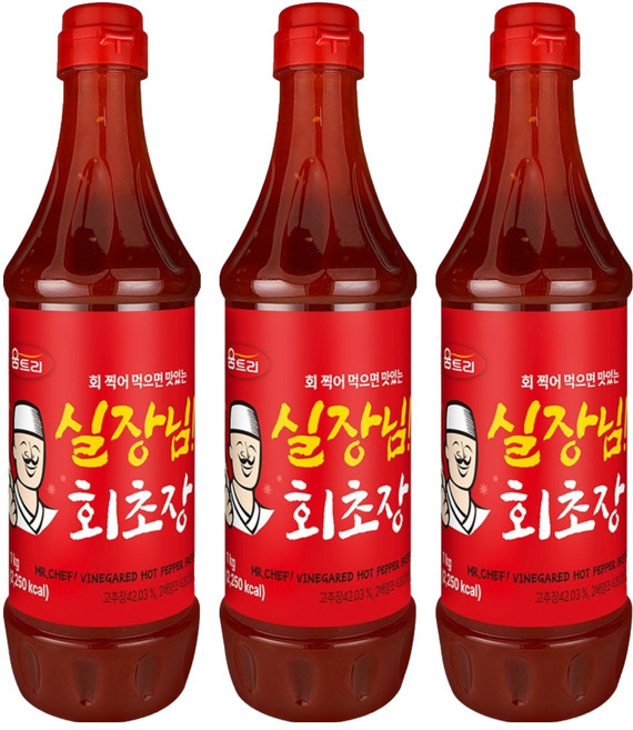 움트리 실장님 회초장, 1kg, 3개