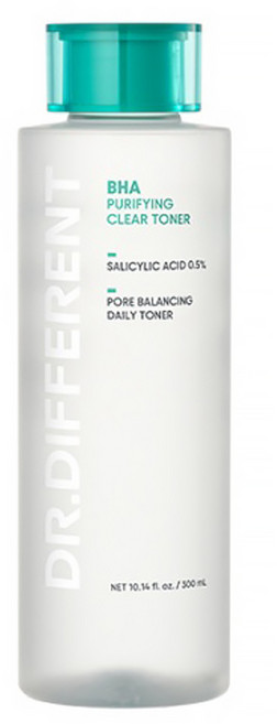 Dr.Different 皮脂毛孔油性肌去角質化妝水, 300ml, 1個
