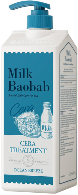 밀크바오밥 세라 헤어트리트먼트 오션브리즈, 1.2L, 1개