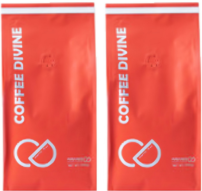 커피디바인 콜롬비아수프리모 원두커피, 홀빈(분쇄안함), 500g, 2개