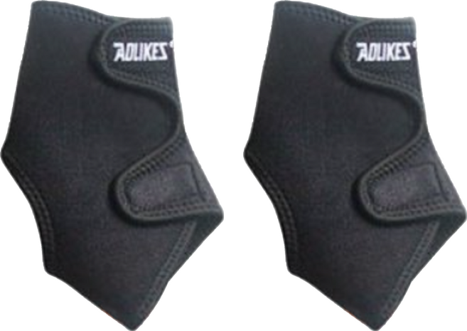 AOLIKES 奧力克斯 運動護踝, 2雙, 黑色