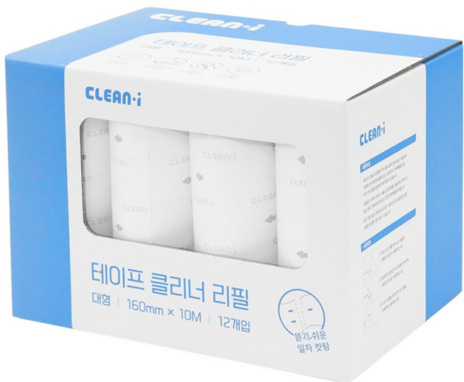 크린아이 테이프 클리너 리필 대형 12P, 1개