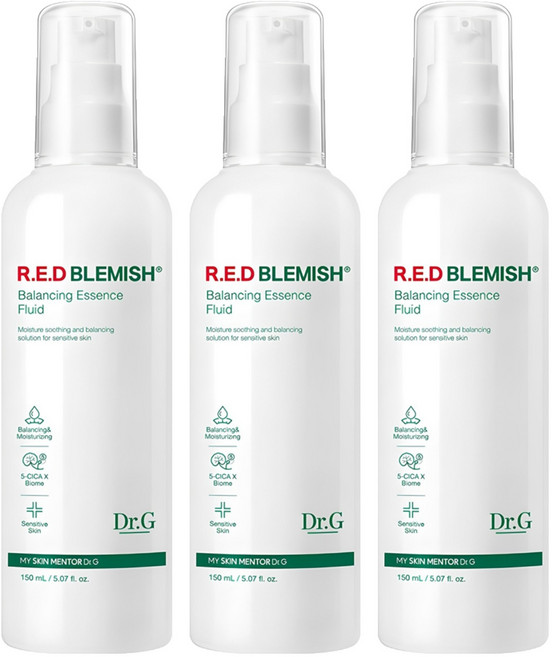 닥터지 레드 블레미쉬 밸런싱 에센스 플루이드, 150ml, 3개