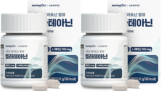 뉴트라라이프 식물성 멜라토닌 함유 멜라테아닌 30p, 13.5g, 2개 - 쿠팡