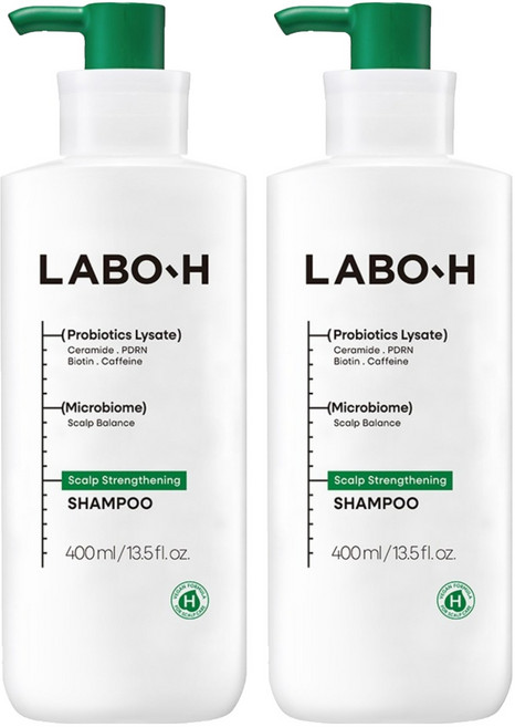 LABO-H 益生菌強健頭皮洗髮精, 400ml, 2瓶