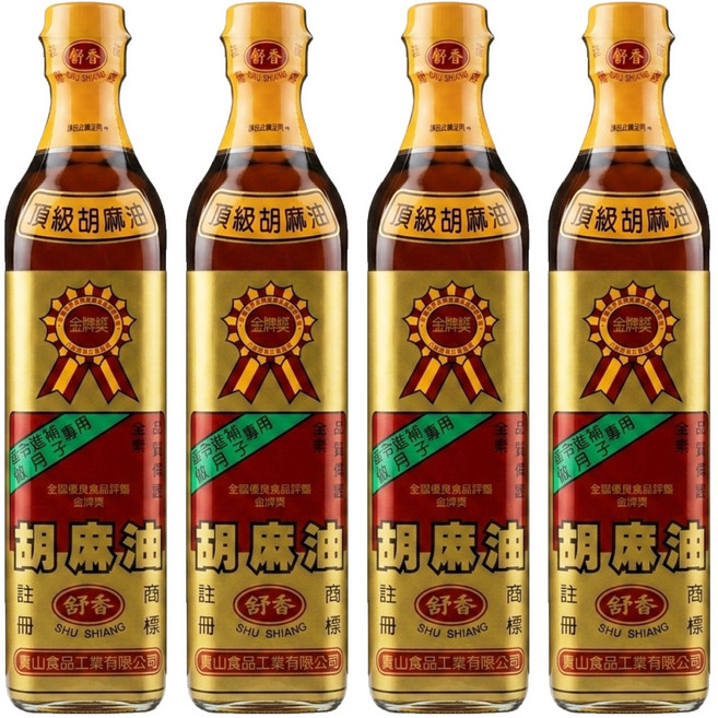 舒香 胡麻油, 500ml, 4瓶
