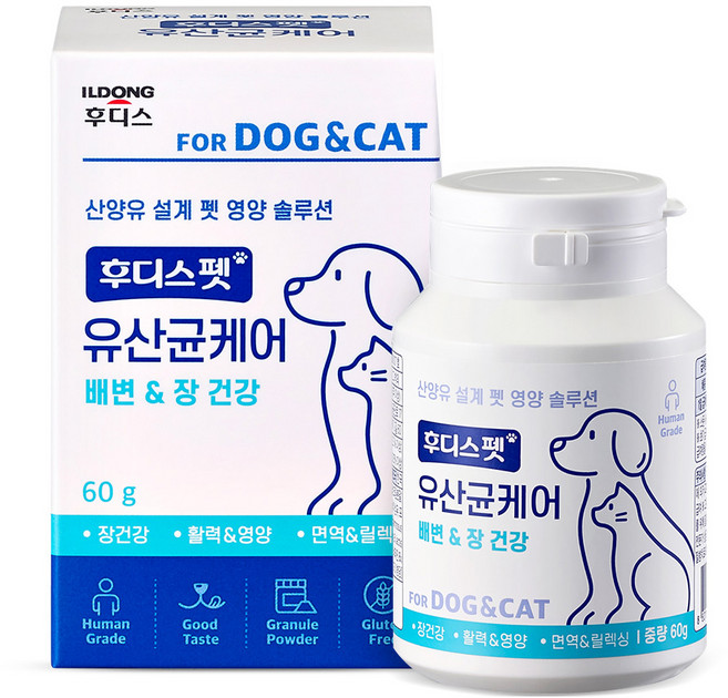 후디스펫 반려동물 장케어 유산균, 30회분, 장건강/유산균, 1개