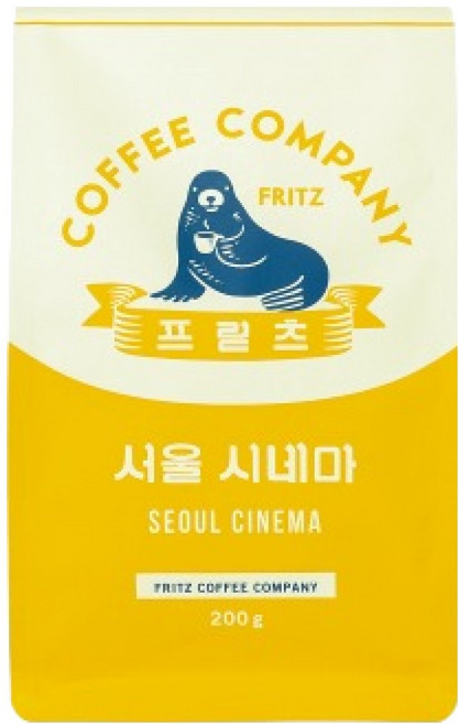 프릳츠 서울 시네마 원두, 홀빈(분쇄안함), 200g, 1개