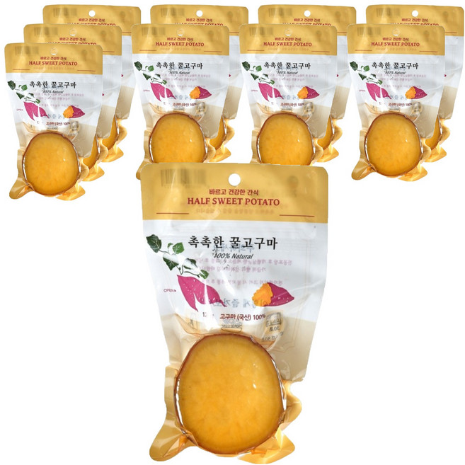 한울푸드 촉촉한 꿀고구마, 120g, 10개