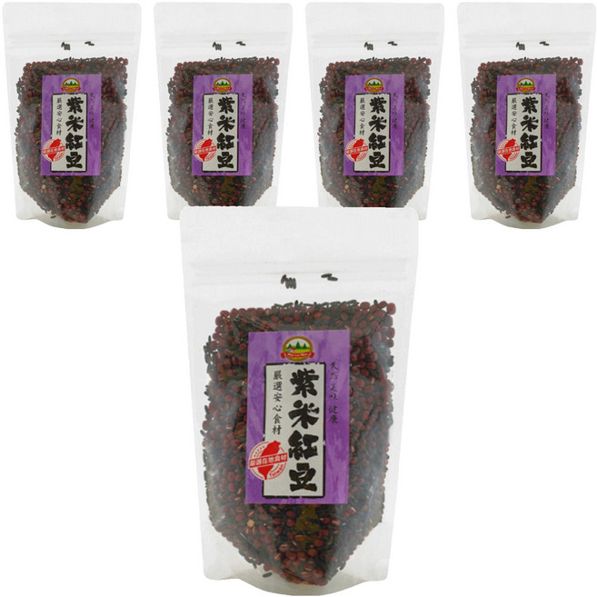 WON LAI WON 旺來旺 紫米紅豆, 400g, 5包