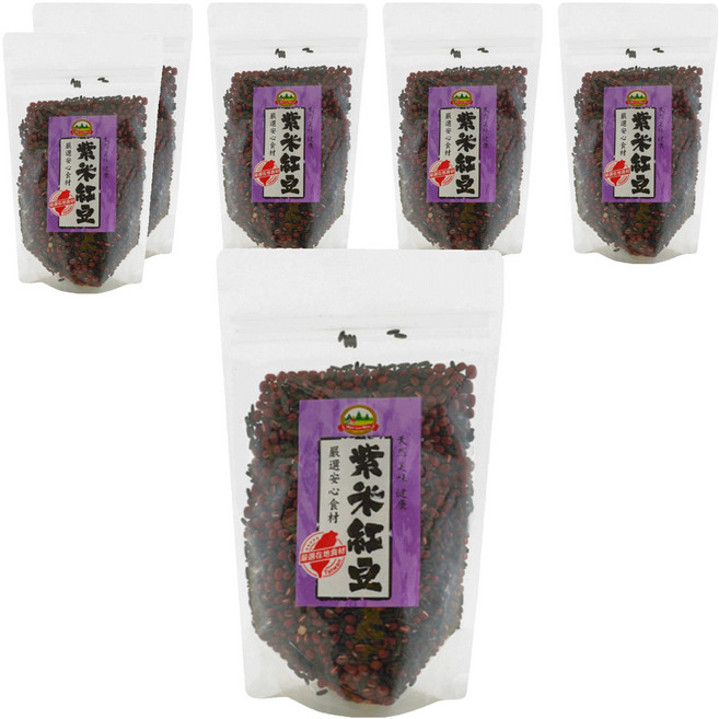 WON LAI WON 旺來旺 紫米紅豆, 400g, 6包