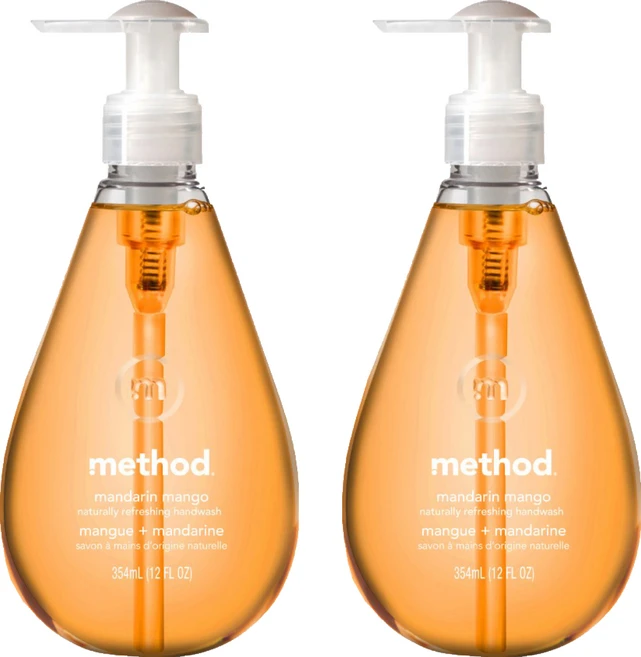 메소드 고보습 핸드워시 만다린 망고, 354ml, 2개 - 쿠팡