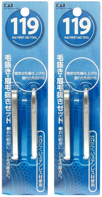 KAI 貝印 拔毛夾組, 2組