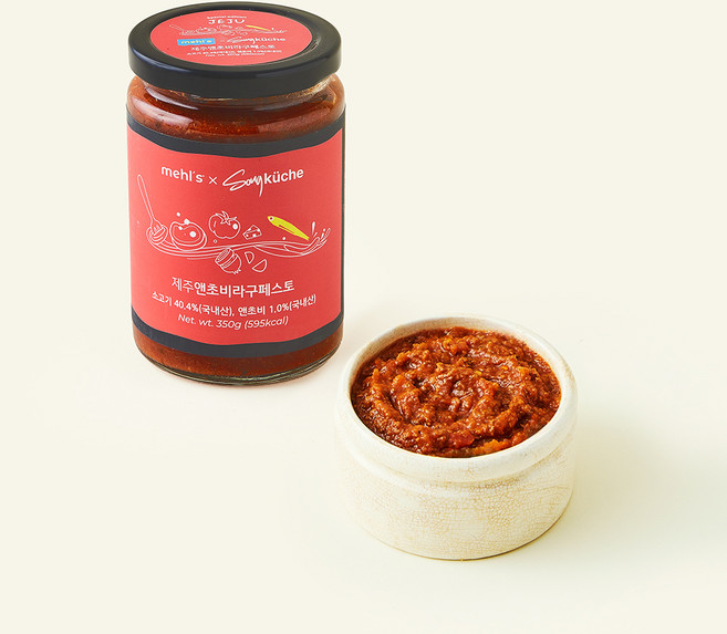 멜스 제주 앤초비 라구 페스토, 350g, 1개