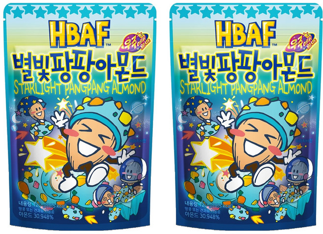 바프 별빛팡팡 아몬드, 120g, 2개
