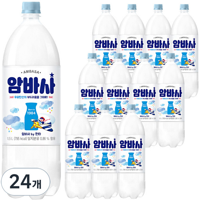 암바사 by 환타, 1.5L, 24개