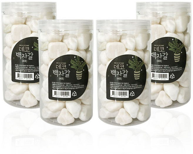 삼호유리 데코 백자갈 4호 1.2kg, 4개