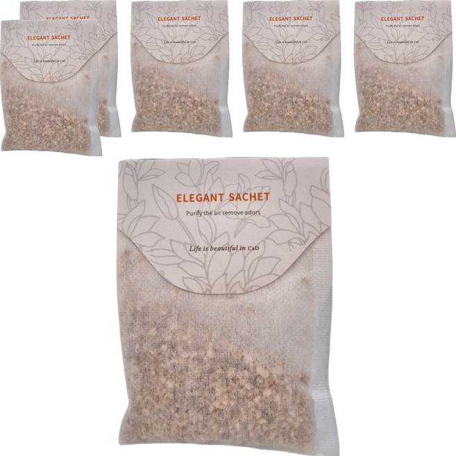 C&D NATURAL COLLECTION 掛勾式室內櫥櫃去味留香香氛包, 20g, 6包, 雪松之戀