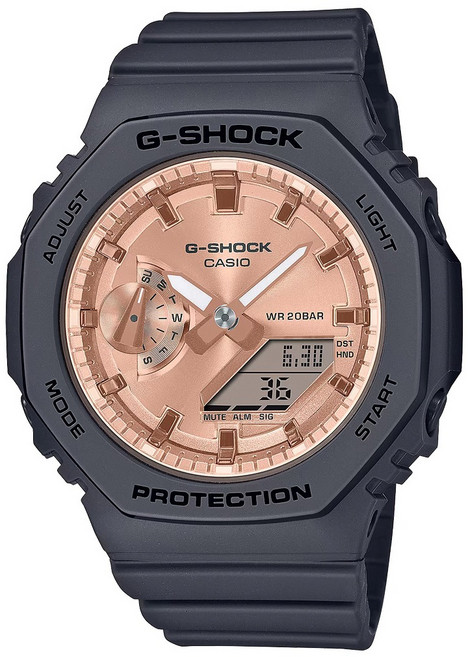 CASIO 卡西歐 G-SHOCK 八角形錶殼雙顯電子錶 GMA-S2100MD-1A