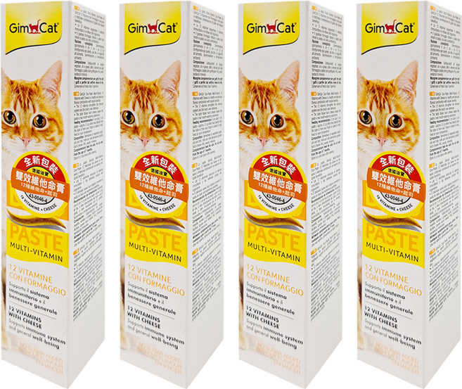 Gim Cat 俊寶俊喵 雙效維他命膏 全齡貓適用, 免疫/抗氧化, 4條