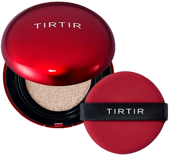 TIRTIR 台灣公司貨 迷你持久定妝光彩氣墊 SPF40 PA++ 4.5g, 21N 象牙白, 1個