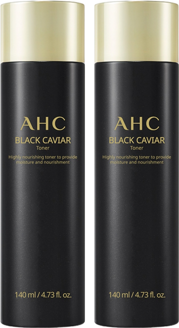 AHC 블랙 캐비어 토너, 2개, 140ml