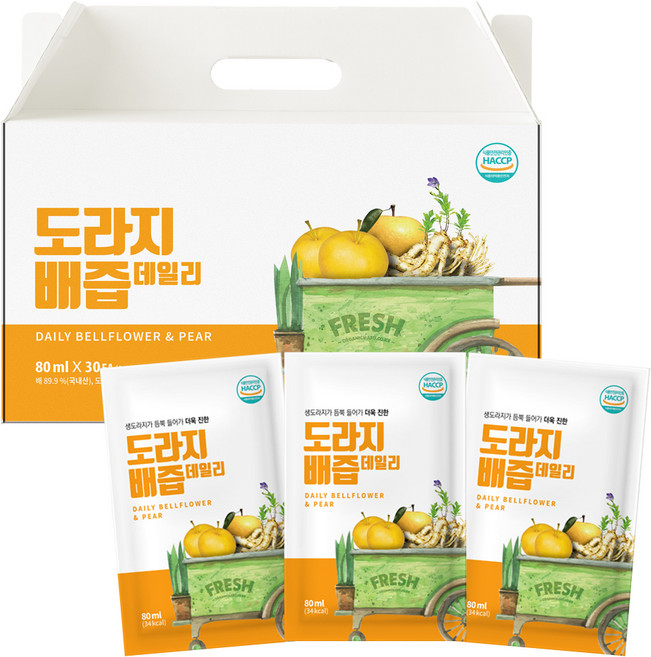 물넣지않은 도라지배즙 데일리, 2.4L, 1개