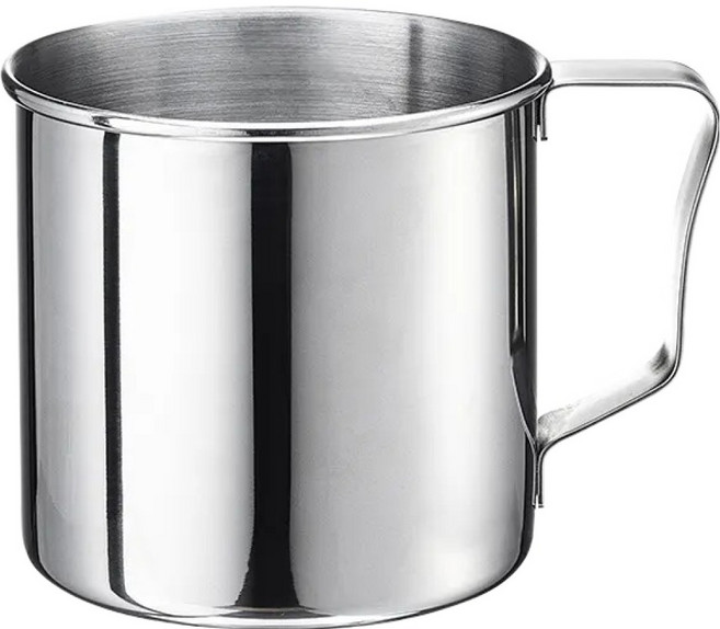 PLUS PERFECT 理想 極緻316不鏽鋼口杯 無蓋 KH-70108-1 8cm, 1個, Silver